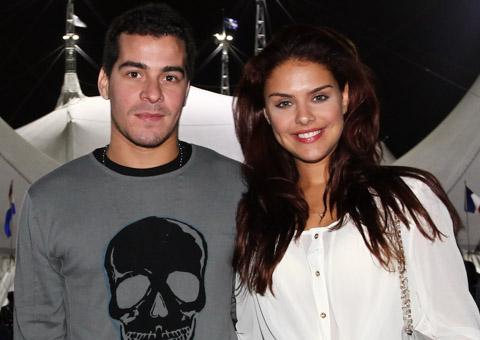 Paloma Bernardi, Caio Castro e Luciano Camargo prestigiam Cirque du Soleil